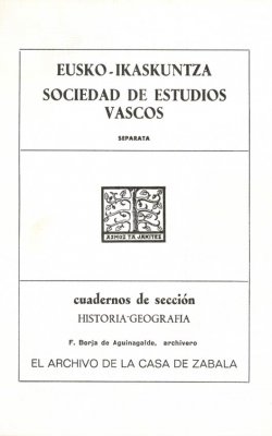 Portada del libro Eusko Ikaskuntza